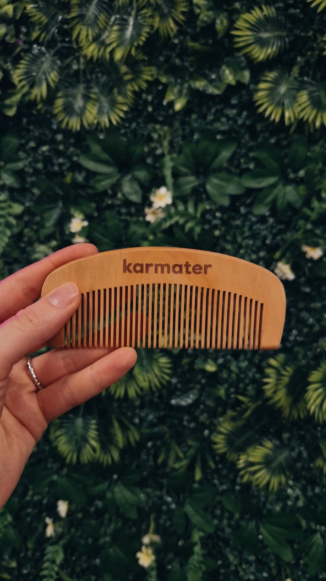 Peigne en bois de hêtre FSC