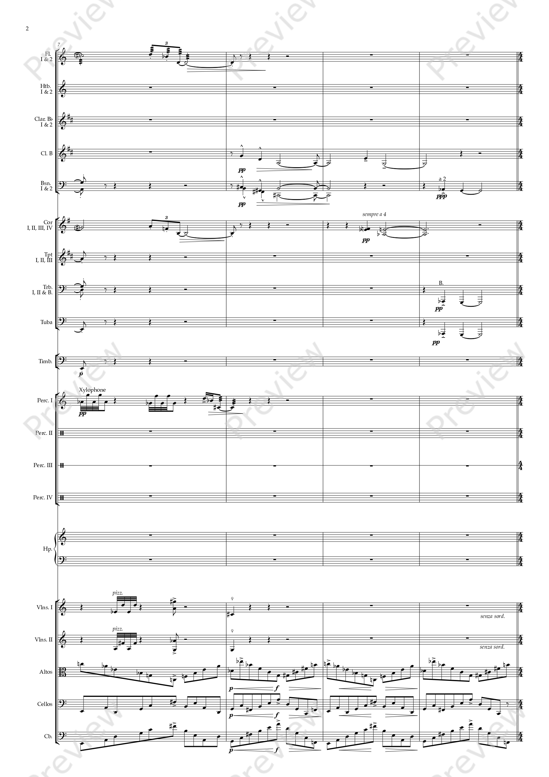 Pinocchio, symphonic poem - Conductor and Parts
