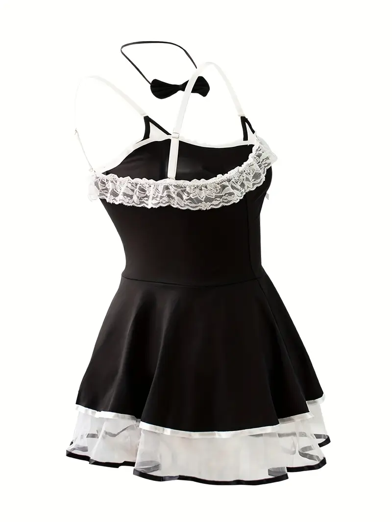 Plus Size 3Pc French Maid Dress Costume