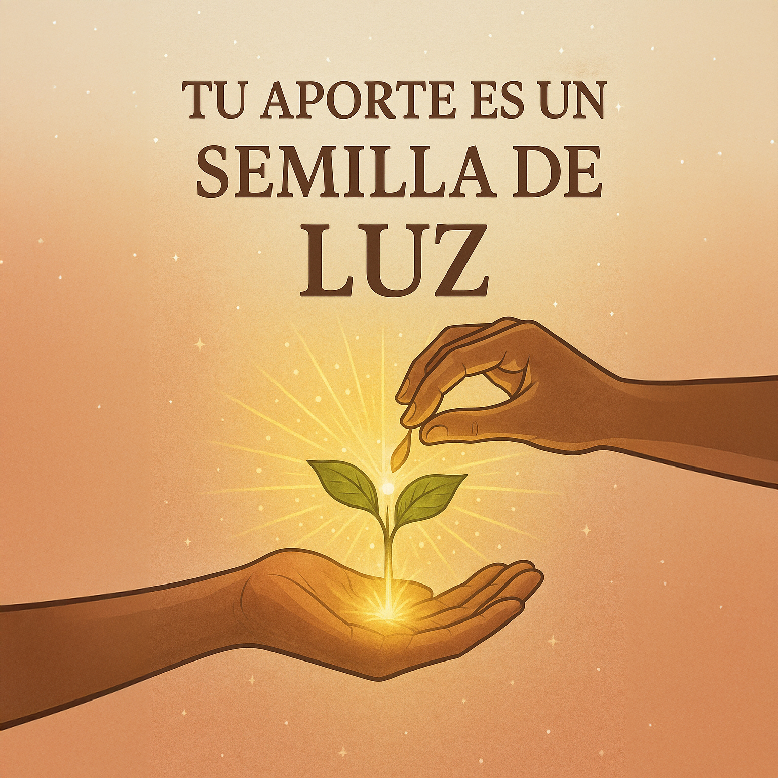 Tu Aporte es una semilla de Luz