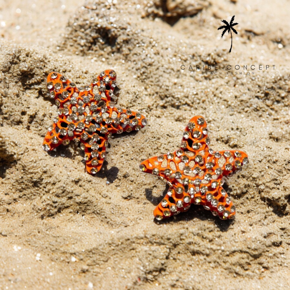 Zarcillos est. Naranja 