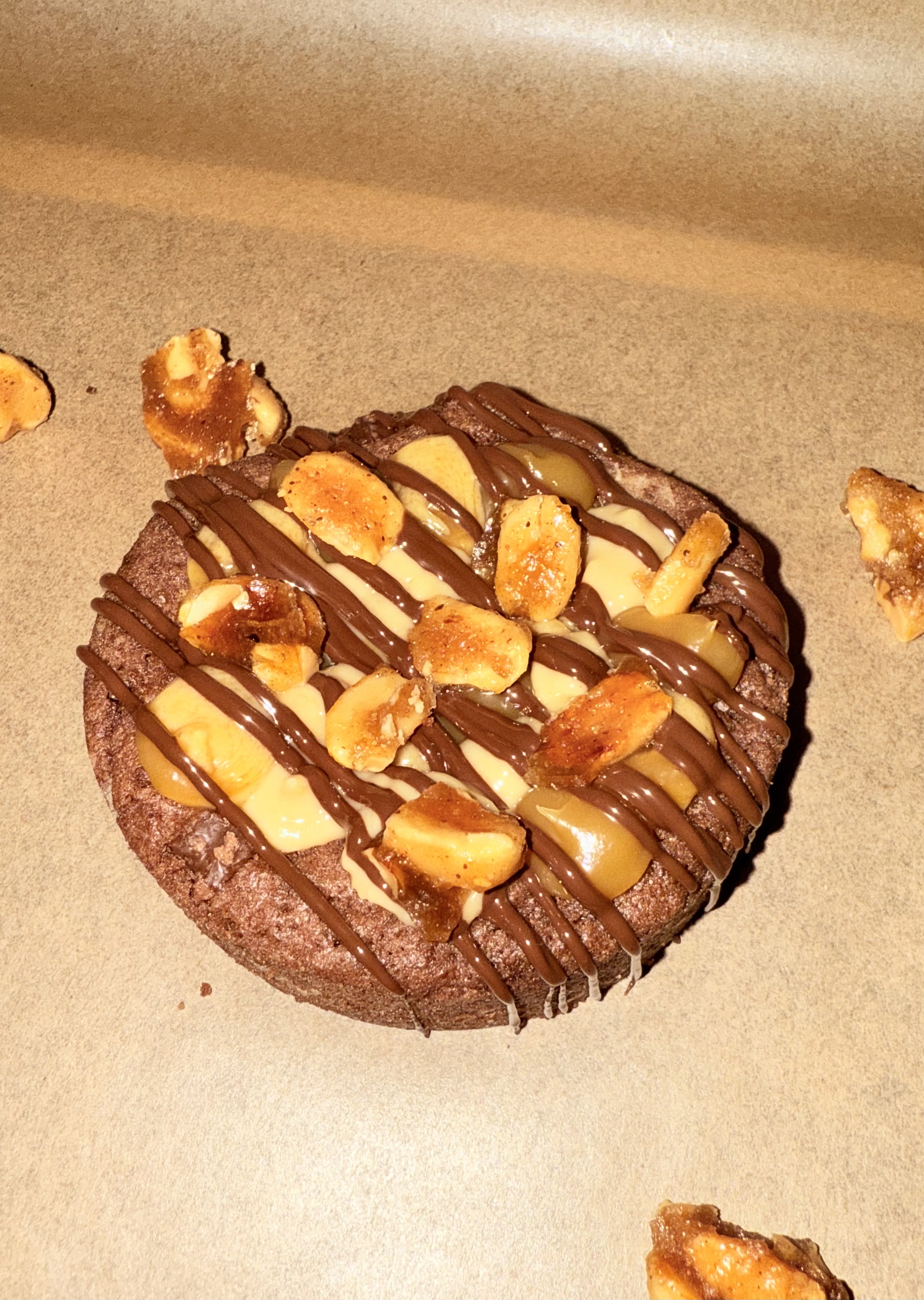 Le cookie cacahuète - chocolat