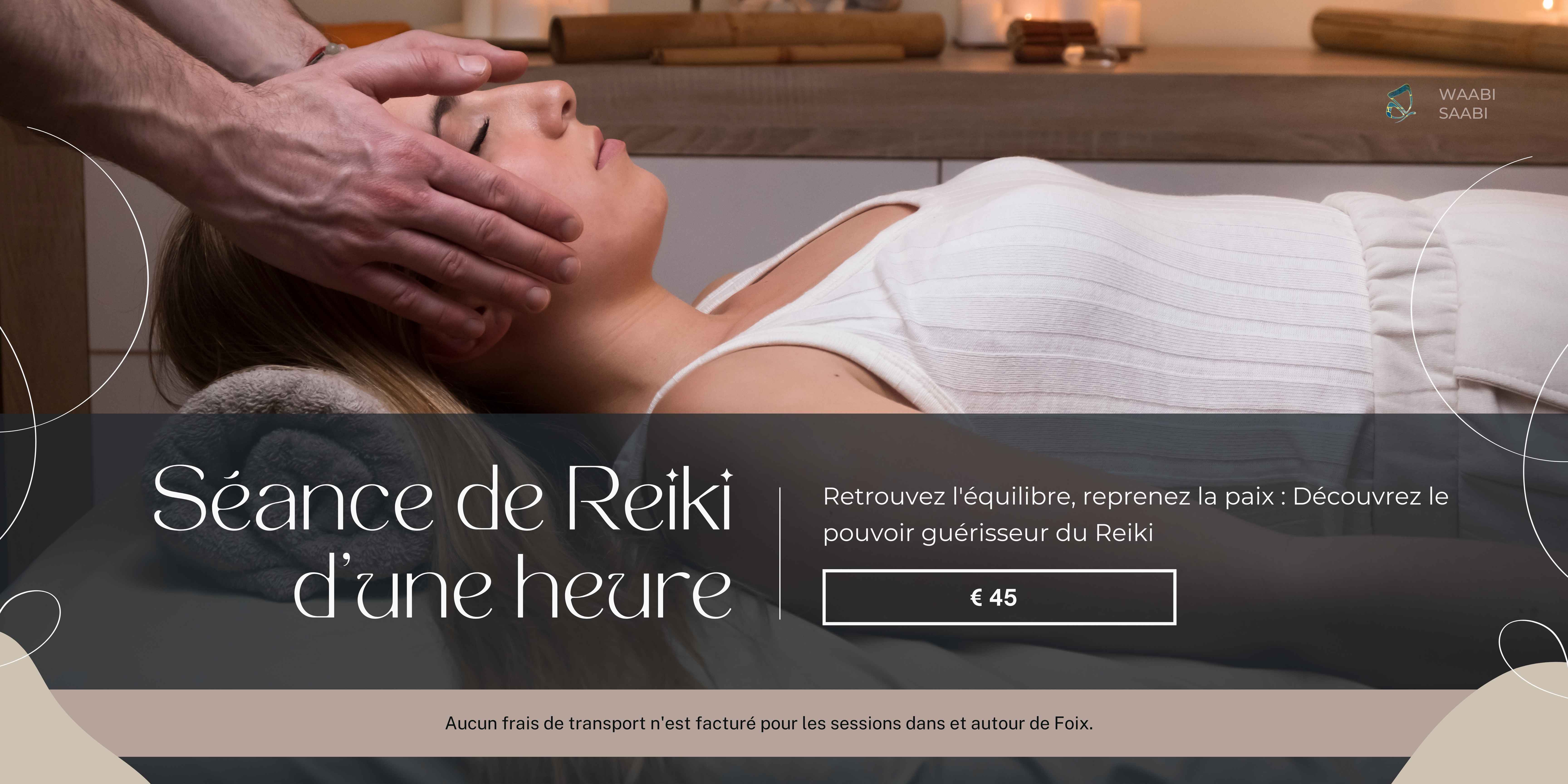 Reiki session of 1 hour 