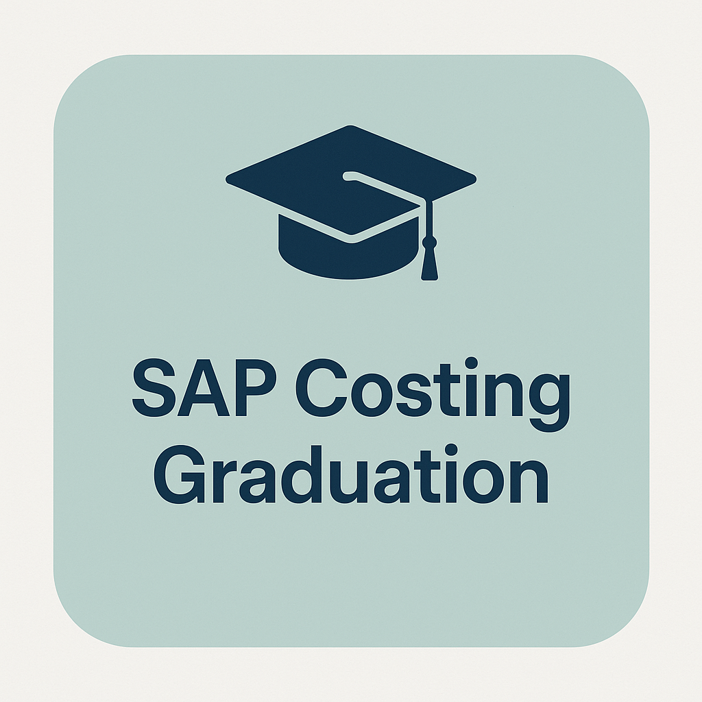 SAP Costing Graduation Program