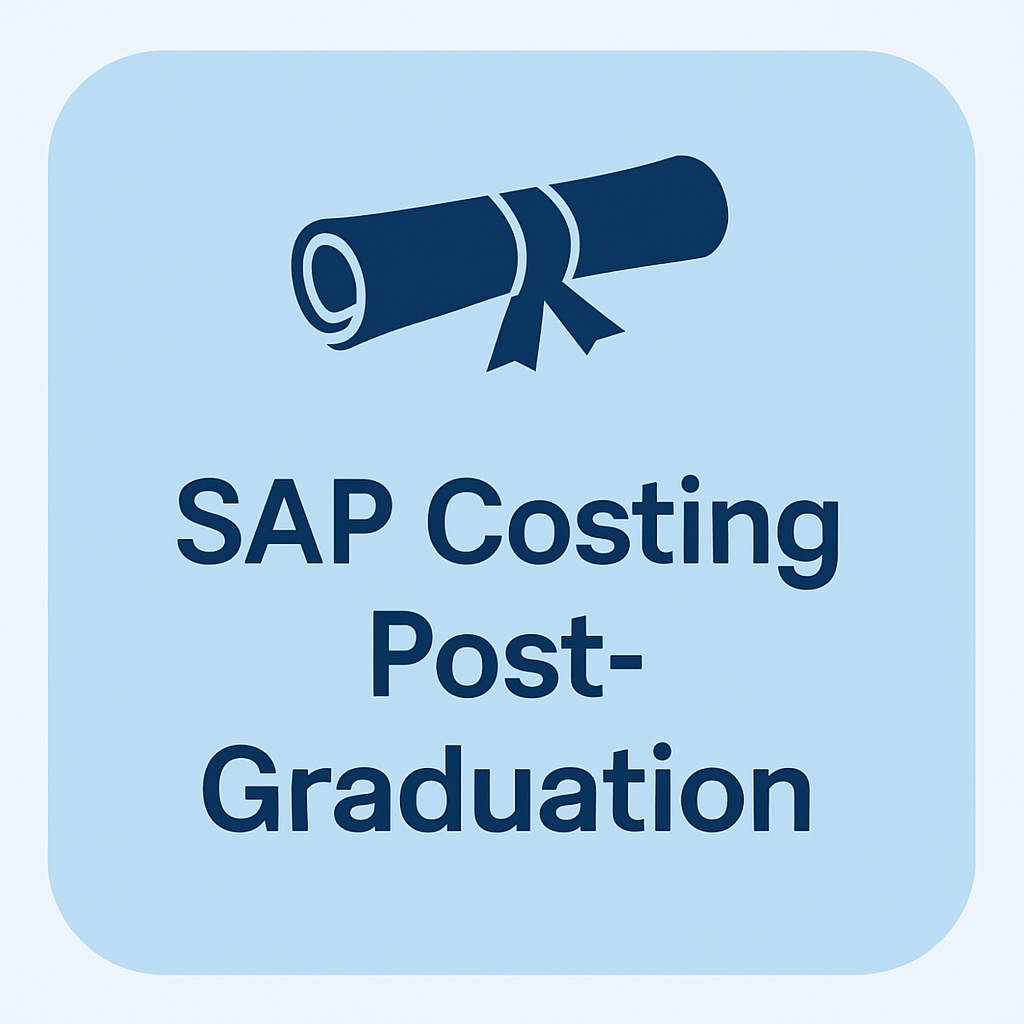 SAP Costing Post Graduation Course