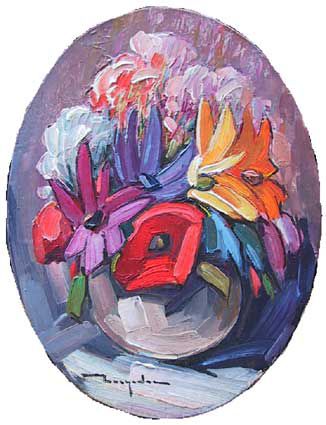 Composition aux coquelicots