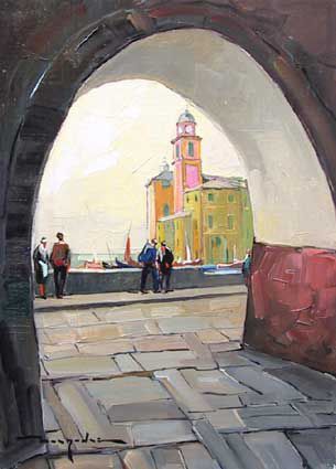 Sous la voute - Camogli