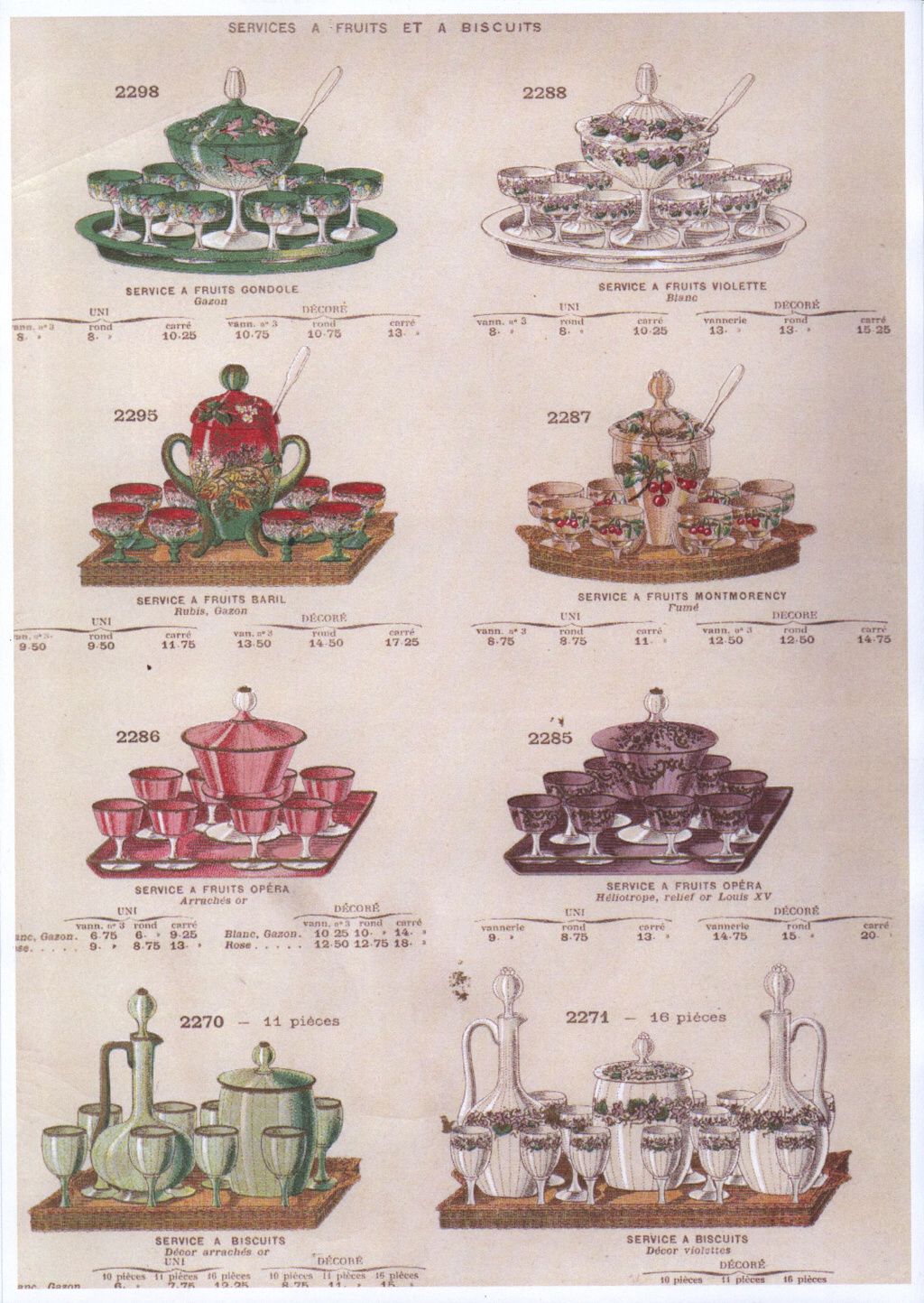 Catalogue Legras et CIE - 1898