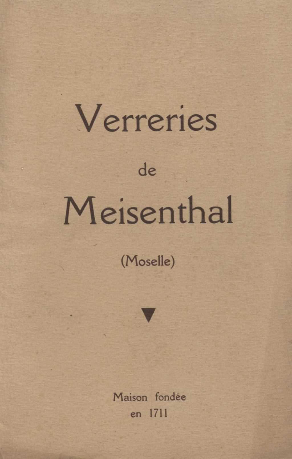 Catalogue Meisenthal 1935