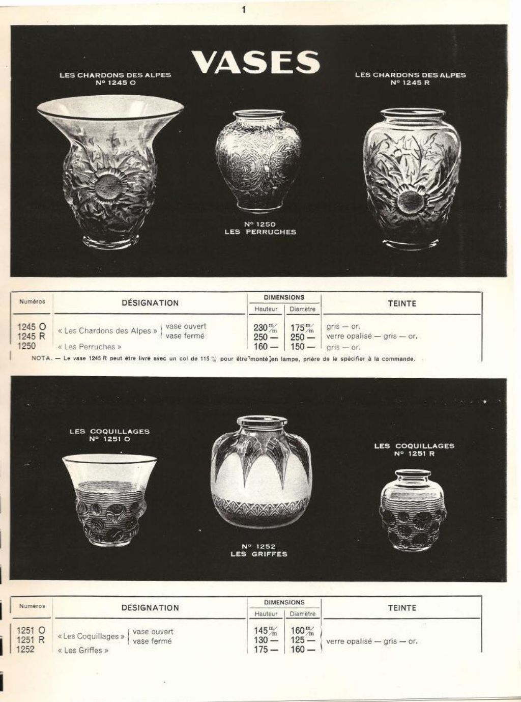 Catalogue Verlys 1934