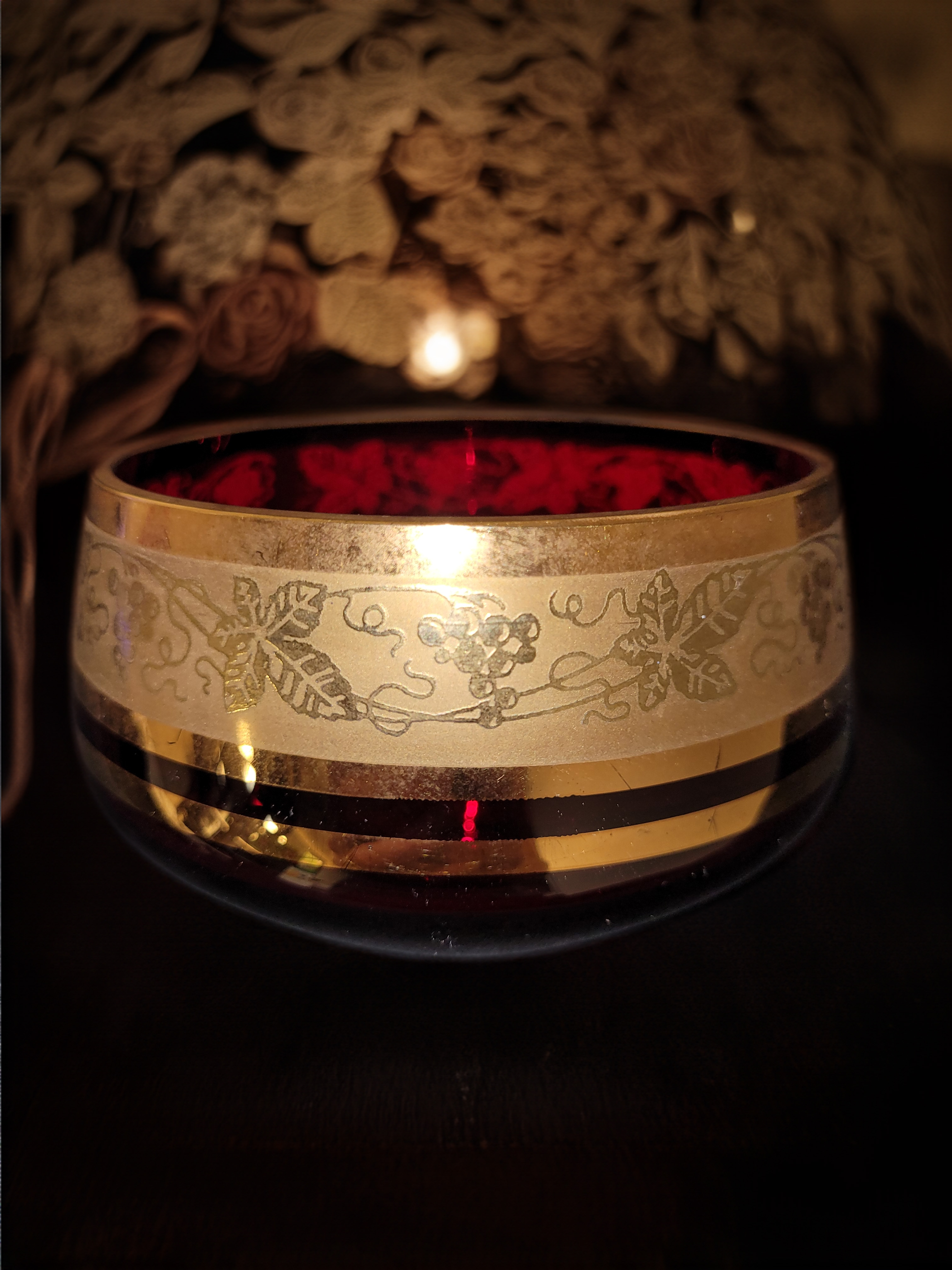 Coupe bohème du maître verrier tchèque : Jan Gabrhel