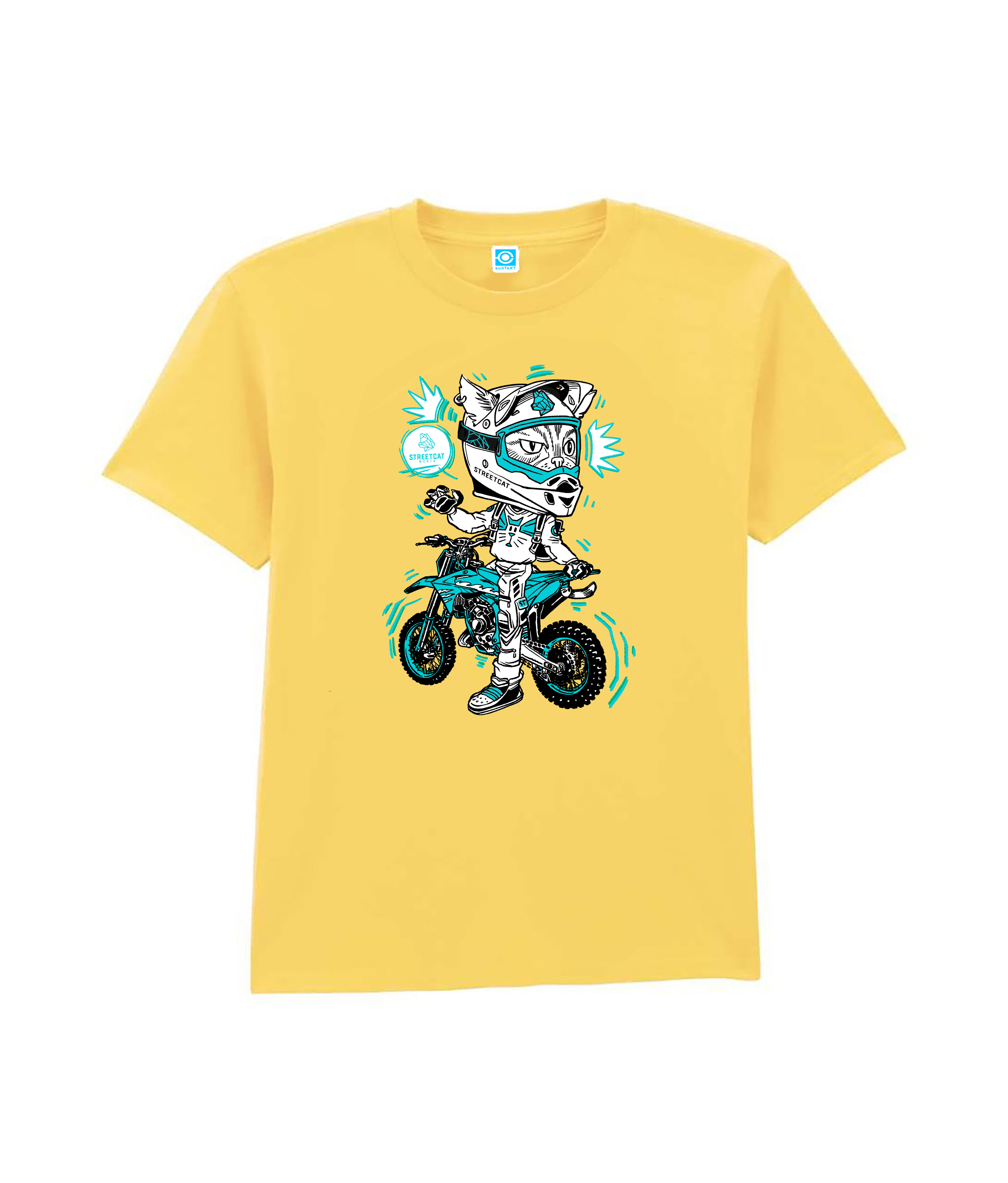 StreetCat póló - sárga - gyerek
