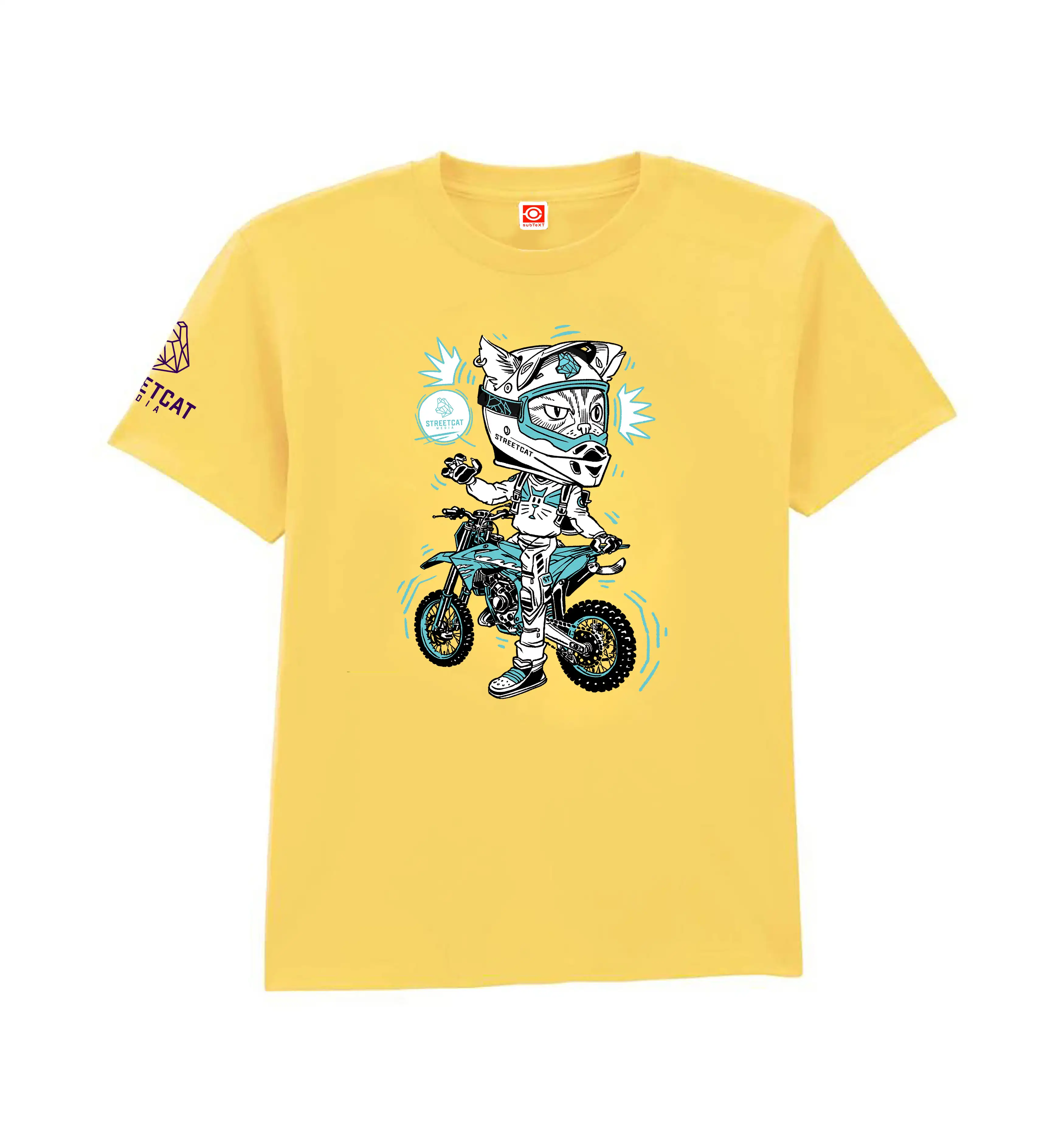 StreetCat póló - sárga - gyerek