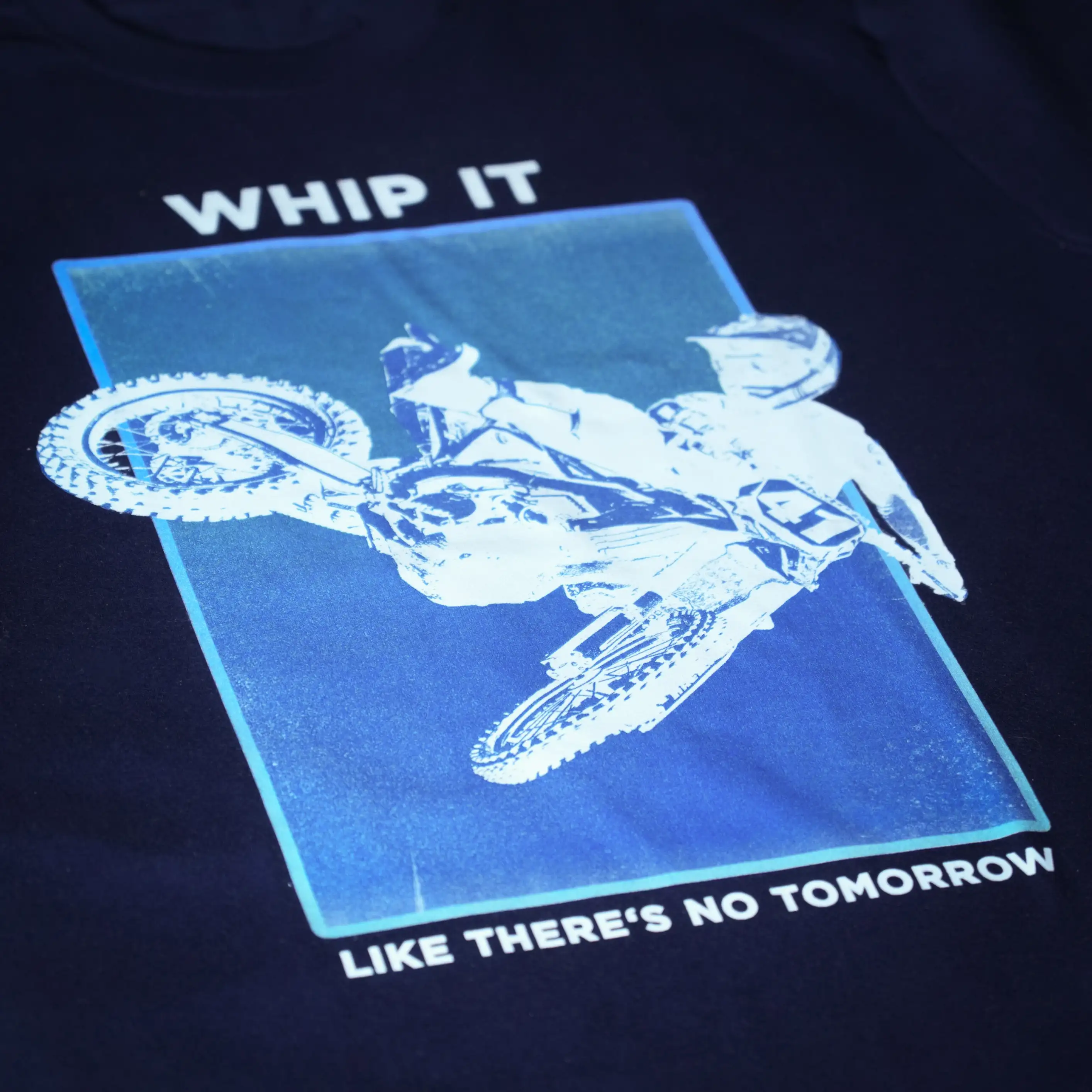 Whip it póló - sötétkék