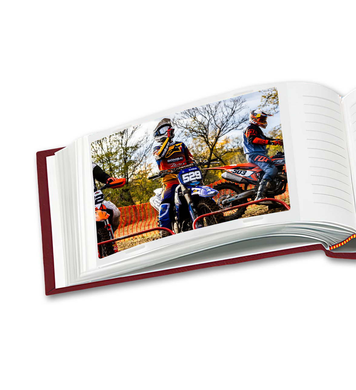 Bőrborítású fotóalbum nagyobb képekkel - 100 fotóval