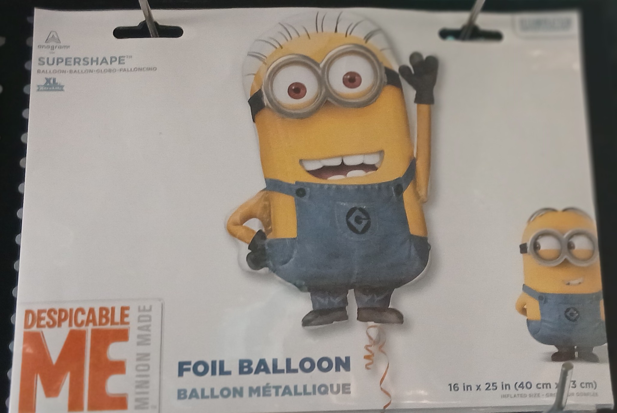 Despicable Me Minion Foil Balloon