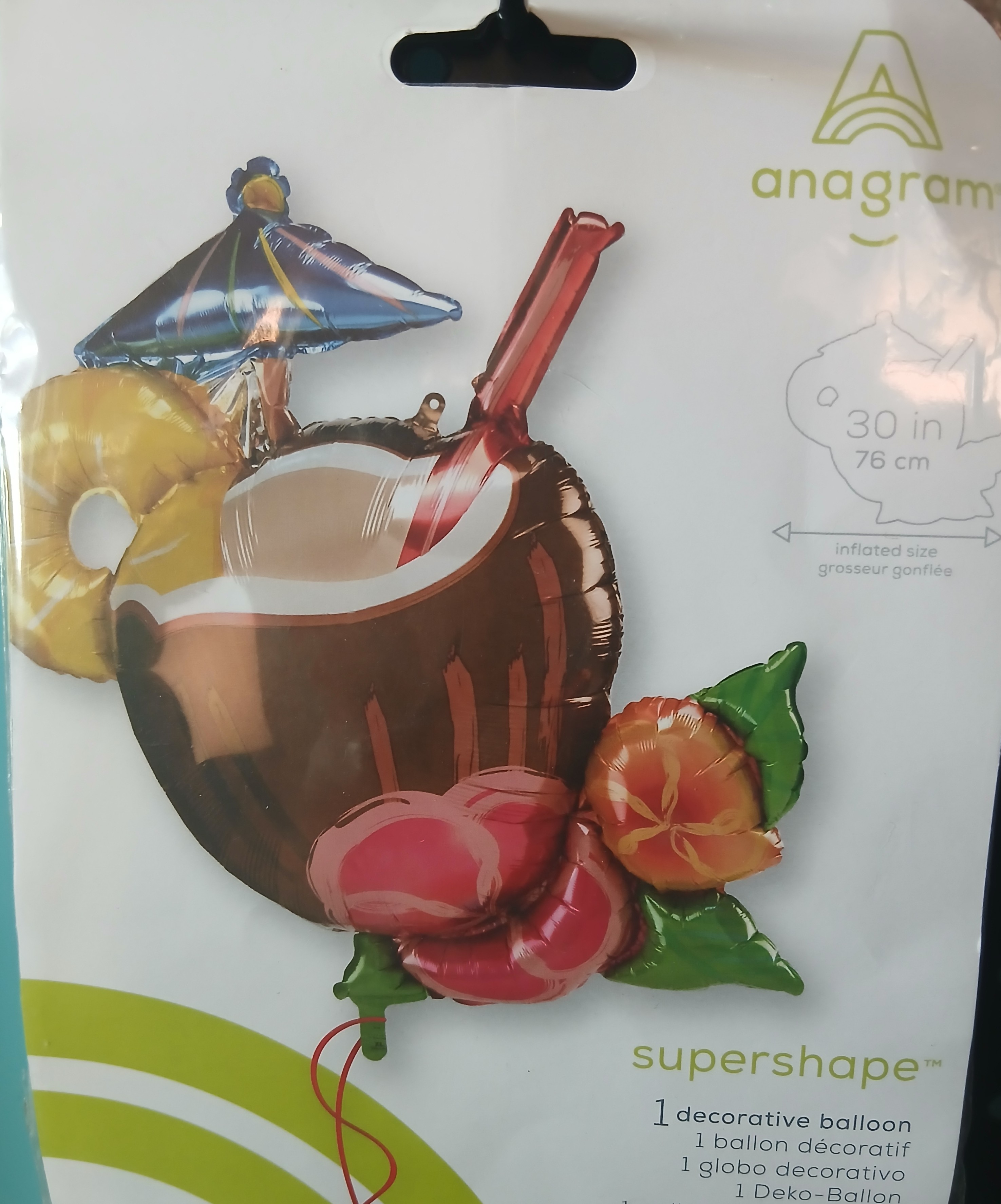 Coconut Drink Decorative Balloon