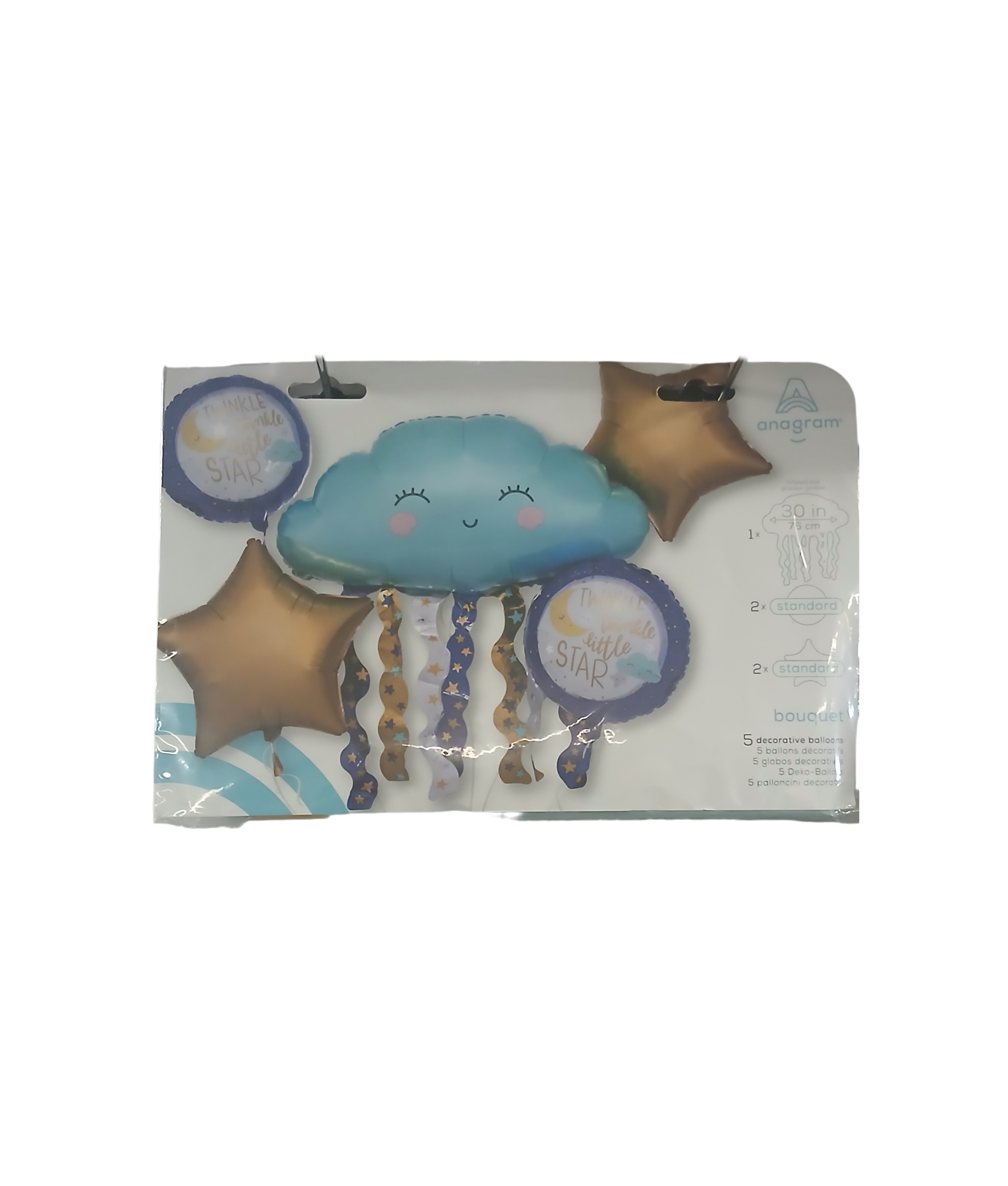 Cloud and Star Balloon Decoration Set