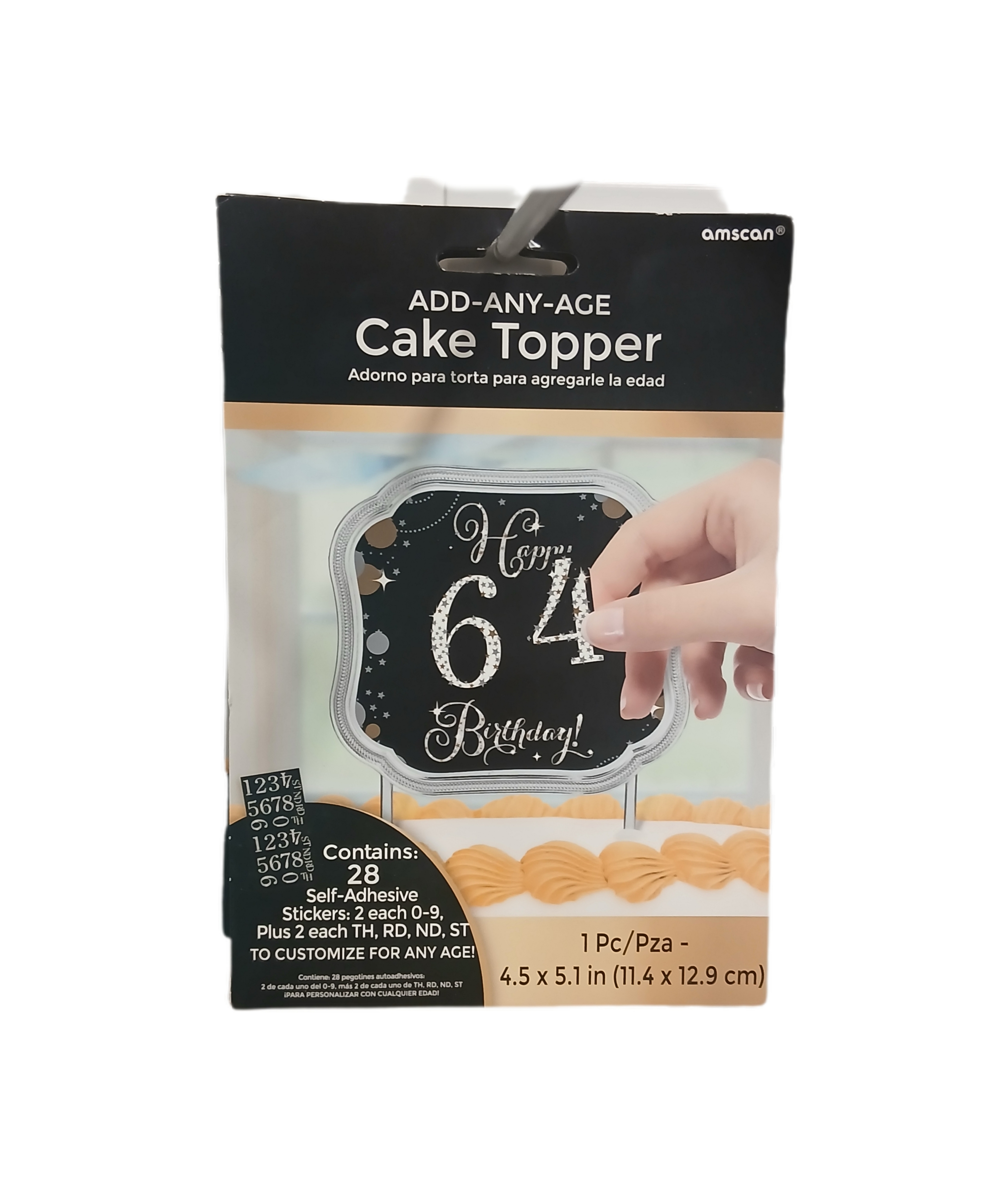 Add-Any-Age Cake Topper