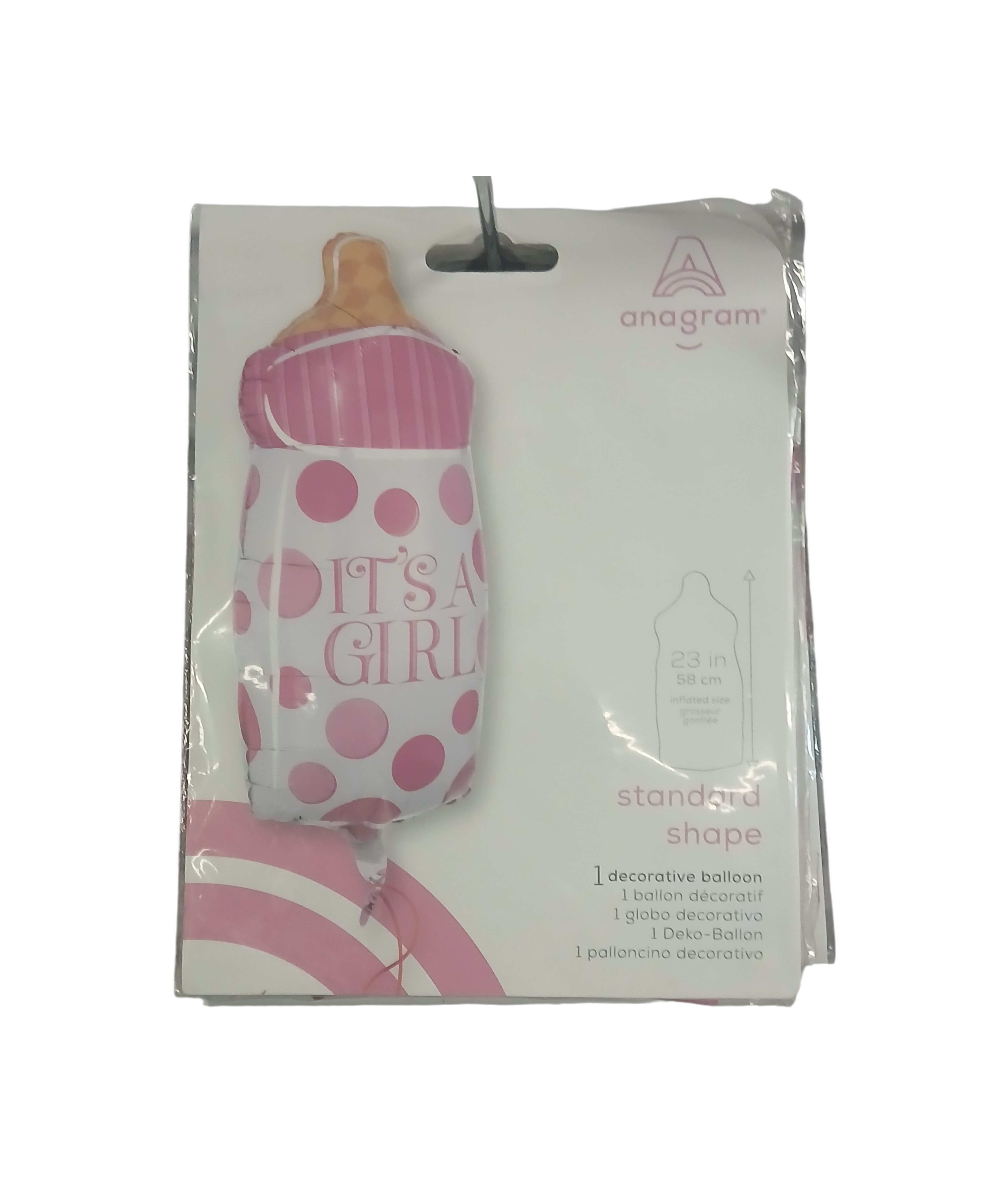 It's a Girl Baby Bottle Balloon