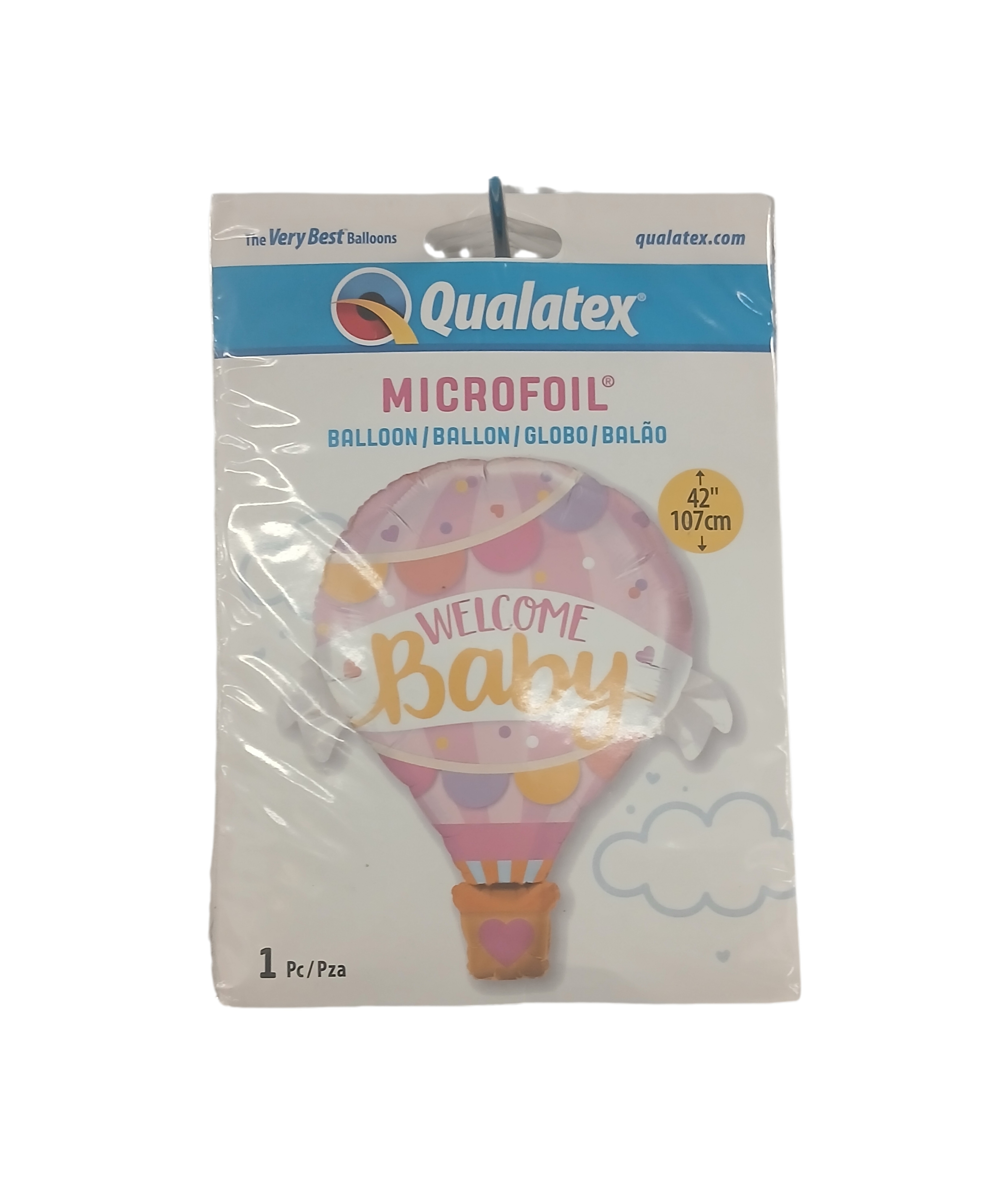 Qualatex Microfoil Balloon - Welcome Baby
