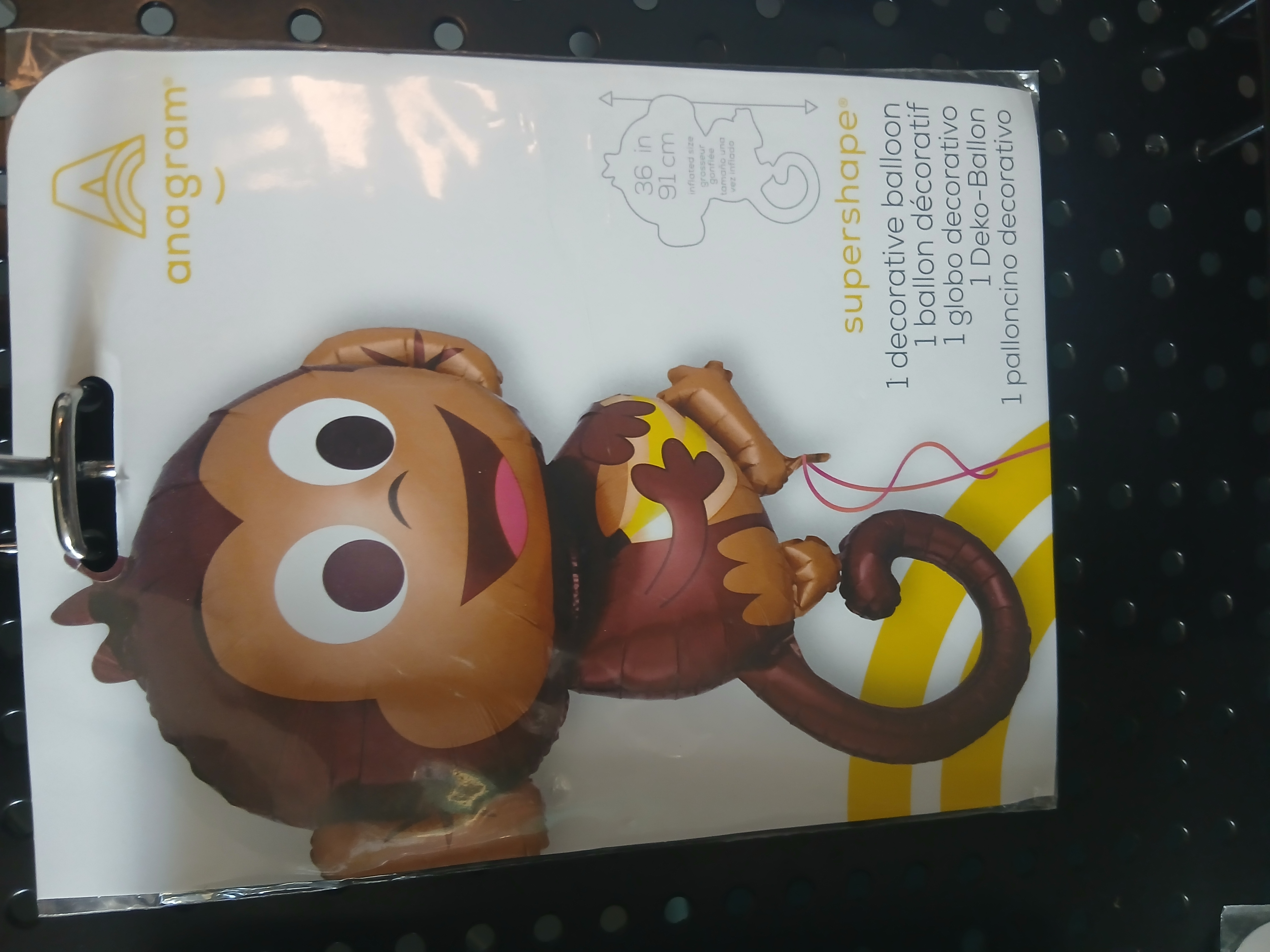 Monkey SuperShape Balloon