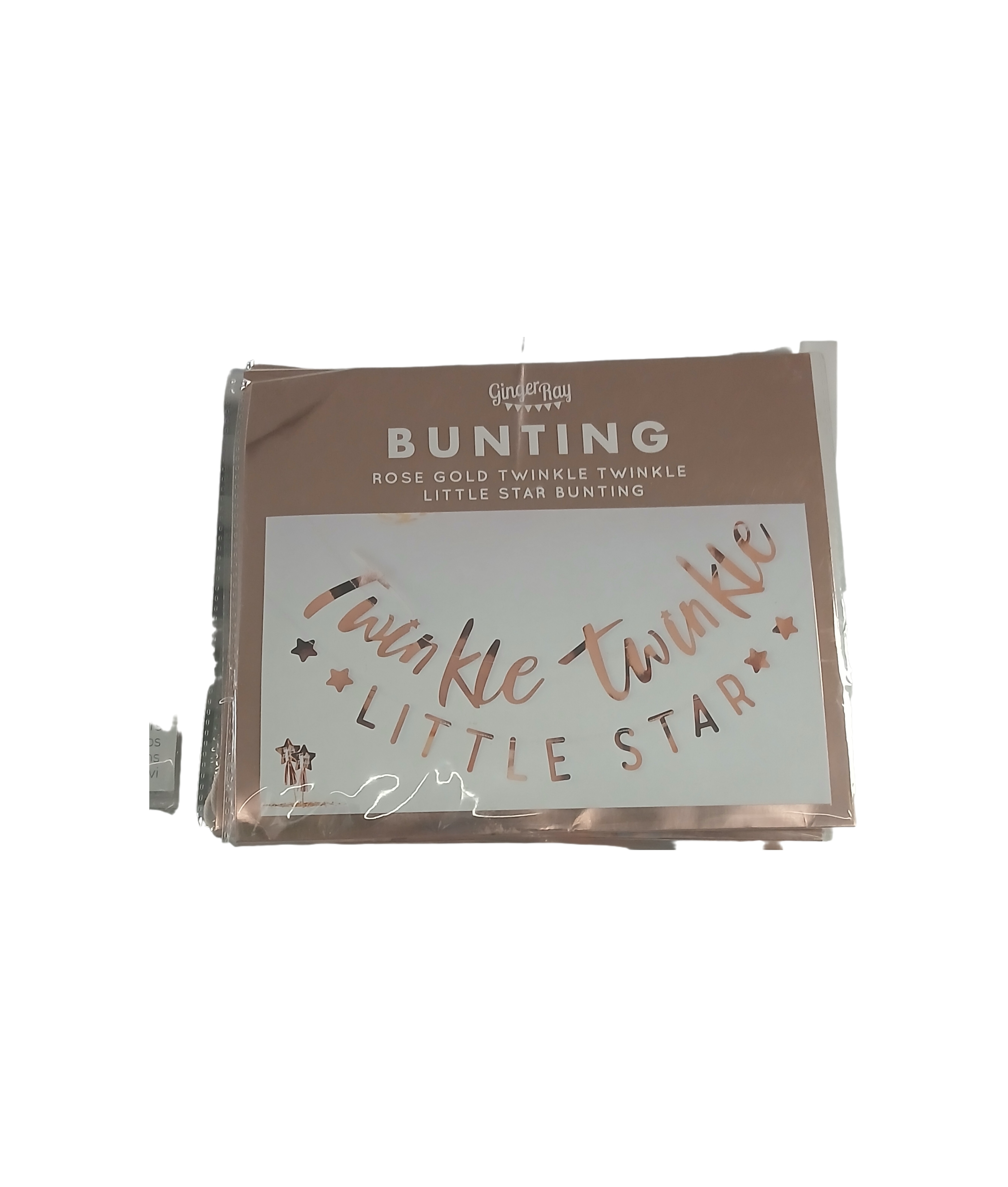 Rose Gold Twinkle Twinkle Little Star Bunting