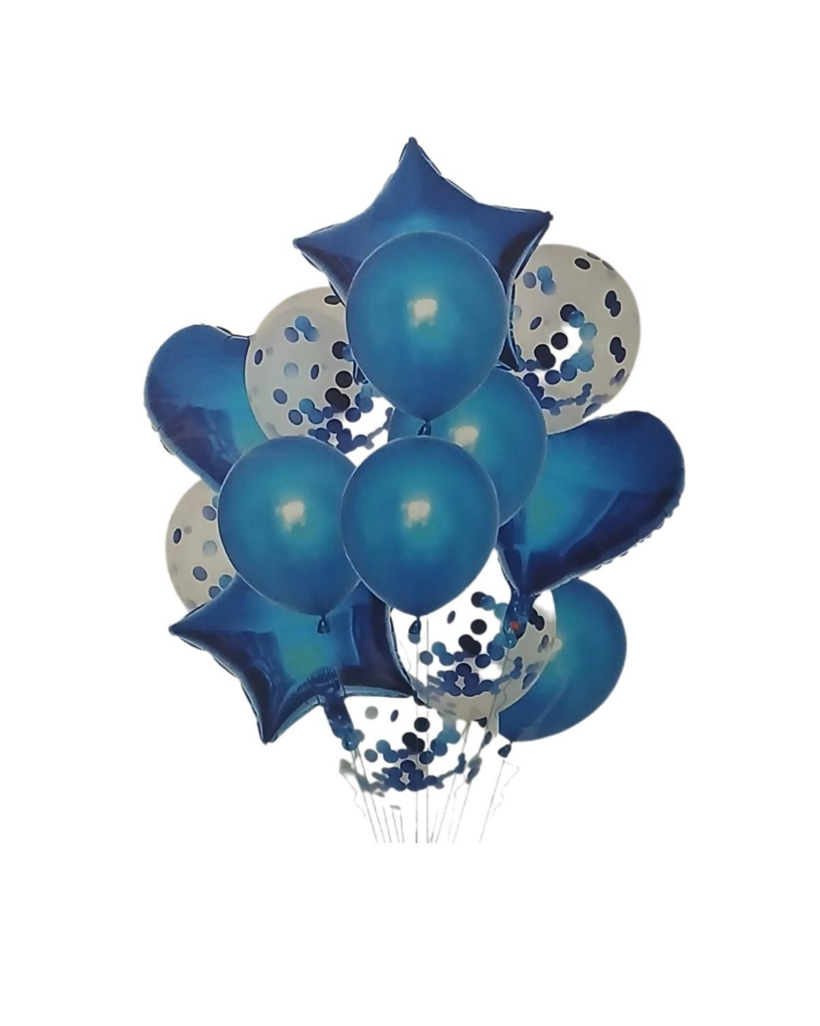 Blue Party Balloon Set