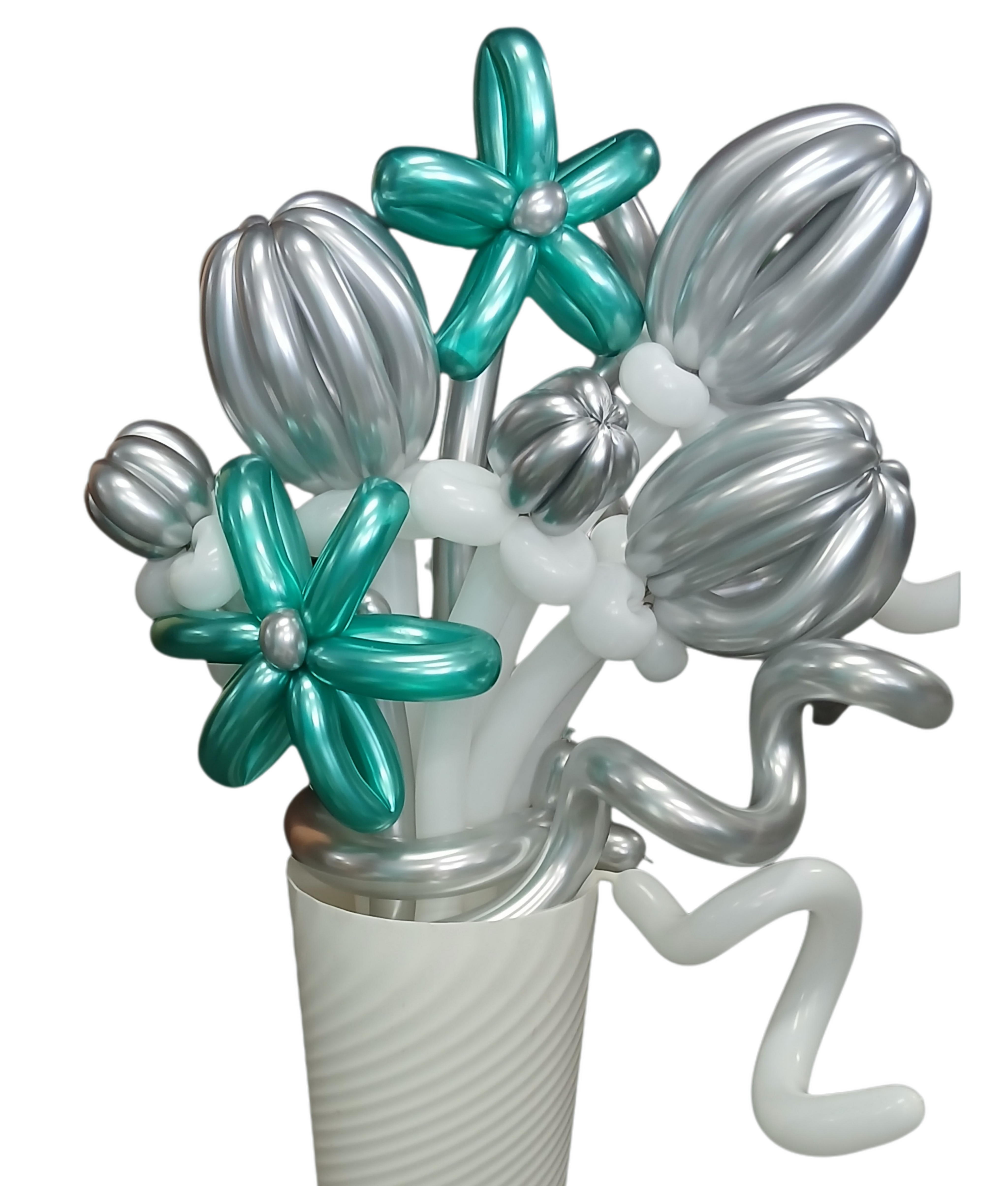 Balloon flower bouquet