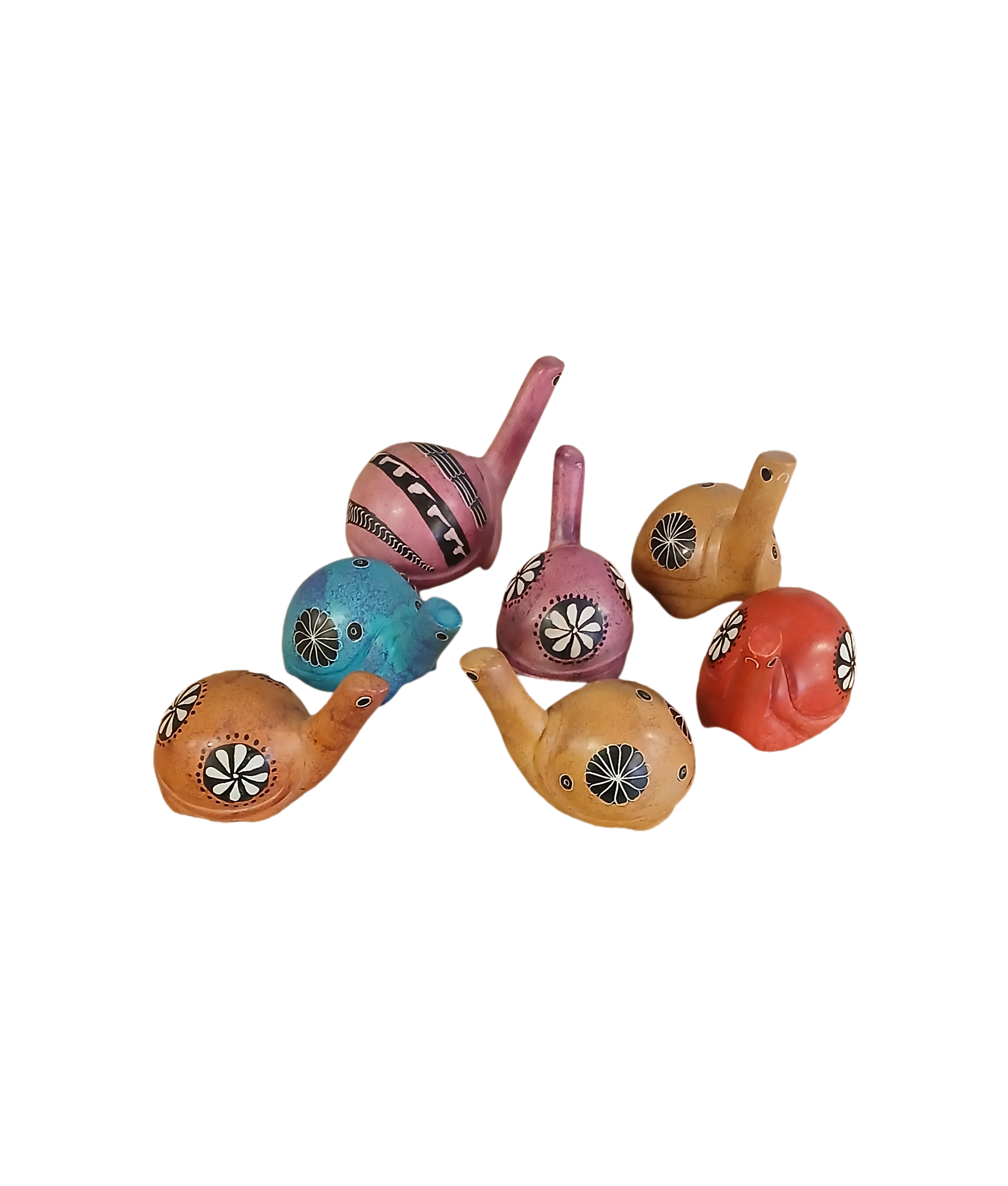 Handcrafted soapstone animals