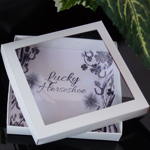 Silver Floral Leaf Wedding Horseshoe