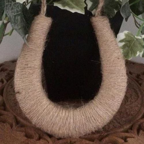 Rustic Twine Wedding Horseshoe