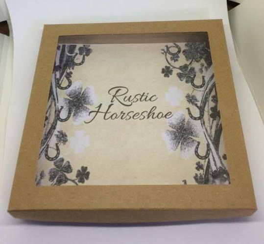 Rustic Twine Cream Flowers Wedding Horseshoe