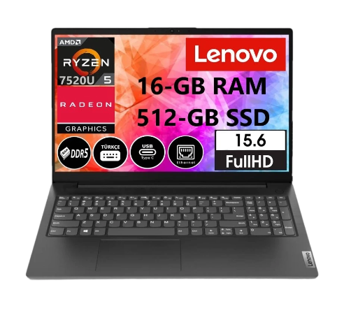 LENOVO NB RAYZEN 5 7520U 16GB 512SSD 0/B 15.6