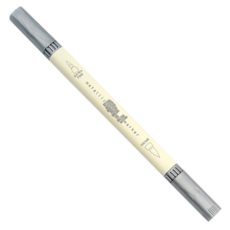 Dual tip sidabrinis žymeklis