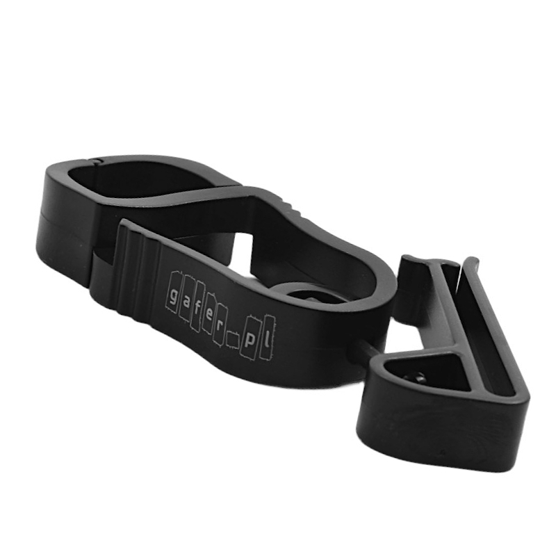 “slide clip” pirštinių laikiklis