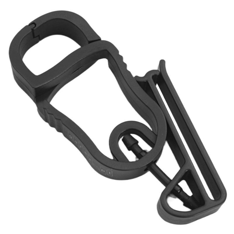 “slide clip” pirštinių laikiklis