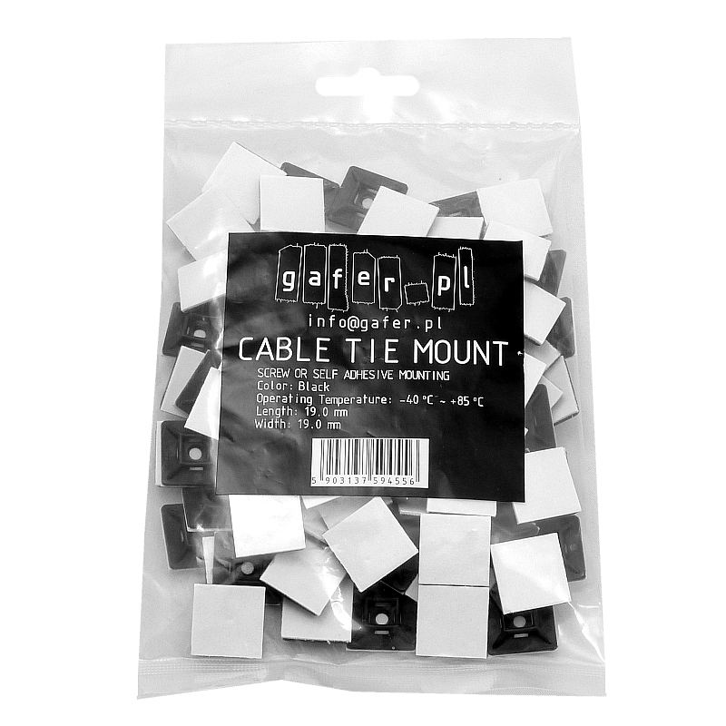 Tvirtinimo dirželių laikiklis (klijuojamas) 