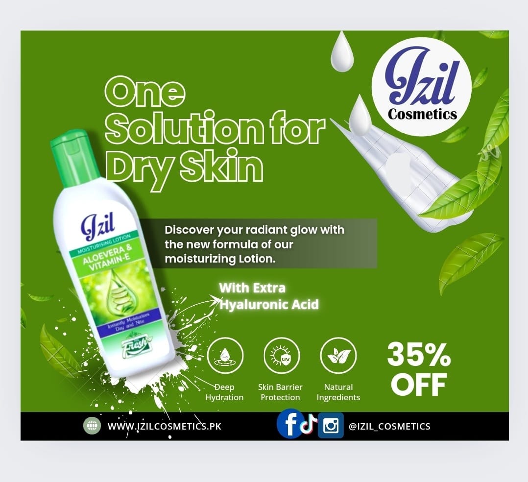Izil Moisturising Lotion with AloeVera