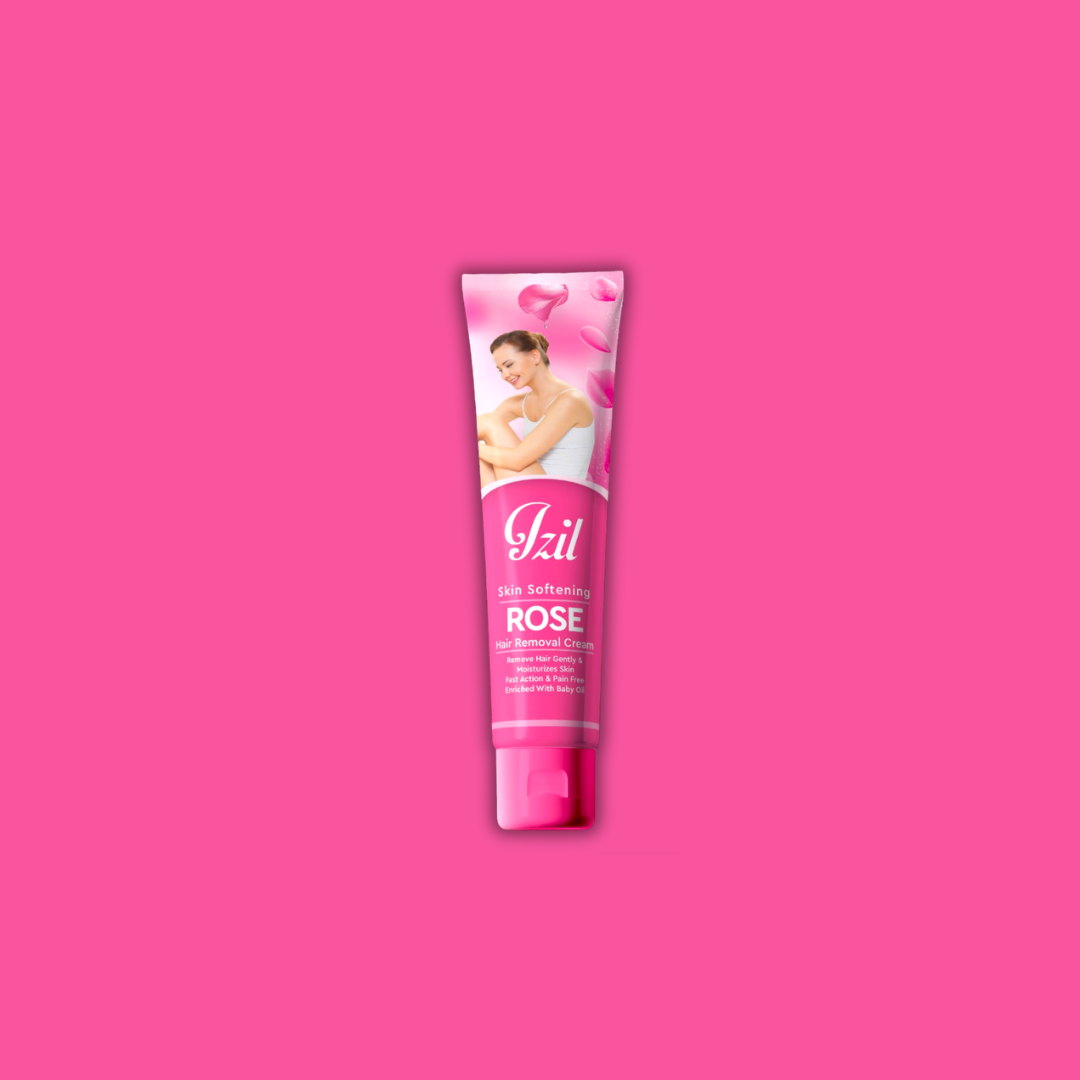 Izil Rose Hair Removing Cream with Baby Oil
