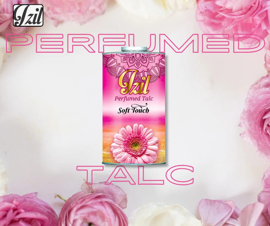 Izil SOFT TOUCH Perfumed Talcum Powder (ROSES)