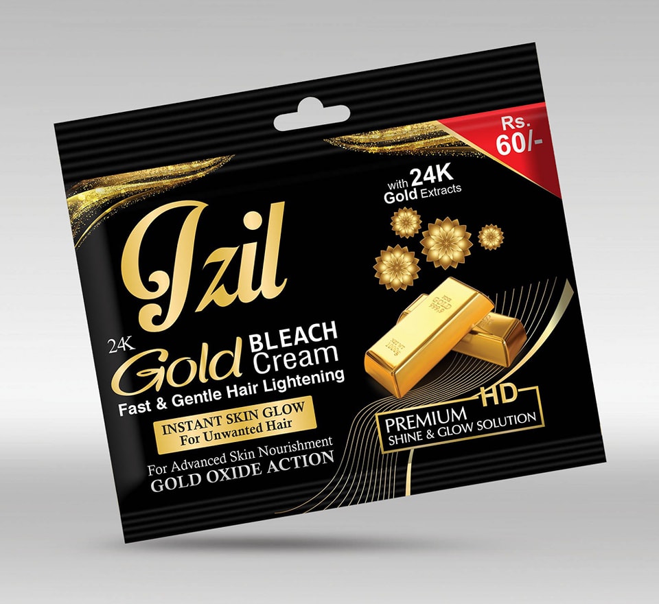 Izil 24K Gold Bleach Cream (24 Sachet)