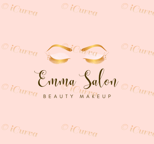 "Emma Salon" Pre made Logo Design 