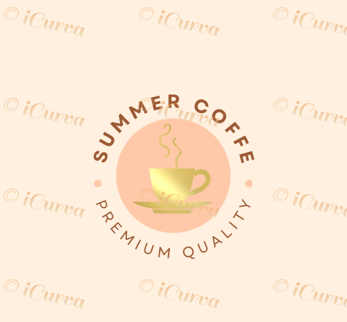 "Summer Coffee"  Pre made Logo Design 