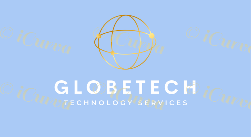 "Globe Tech" Pre-made Business Card Design 