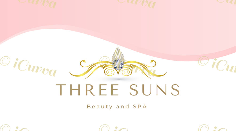 "Three Suns" Pre-made Business Card Design 