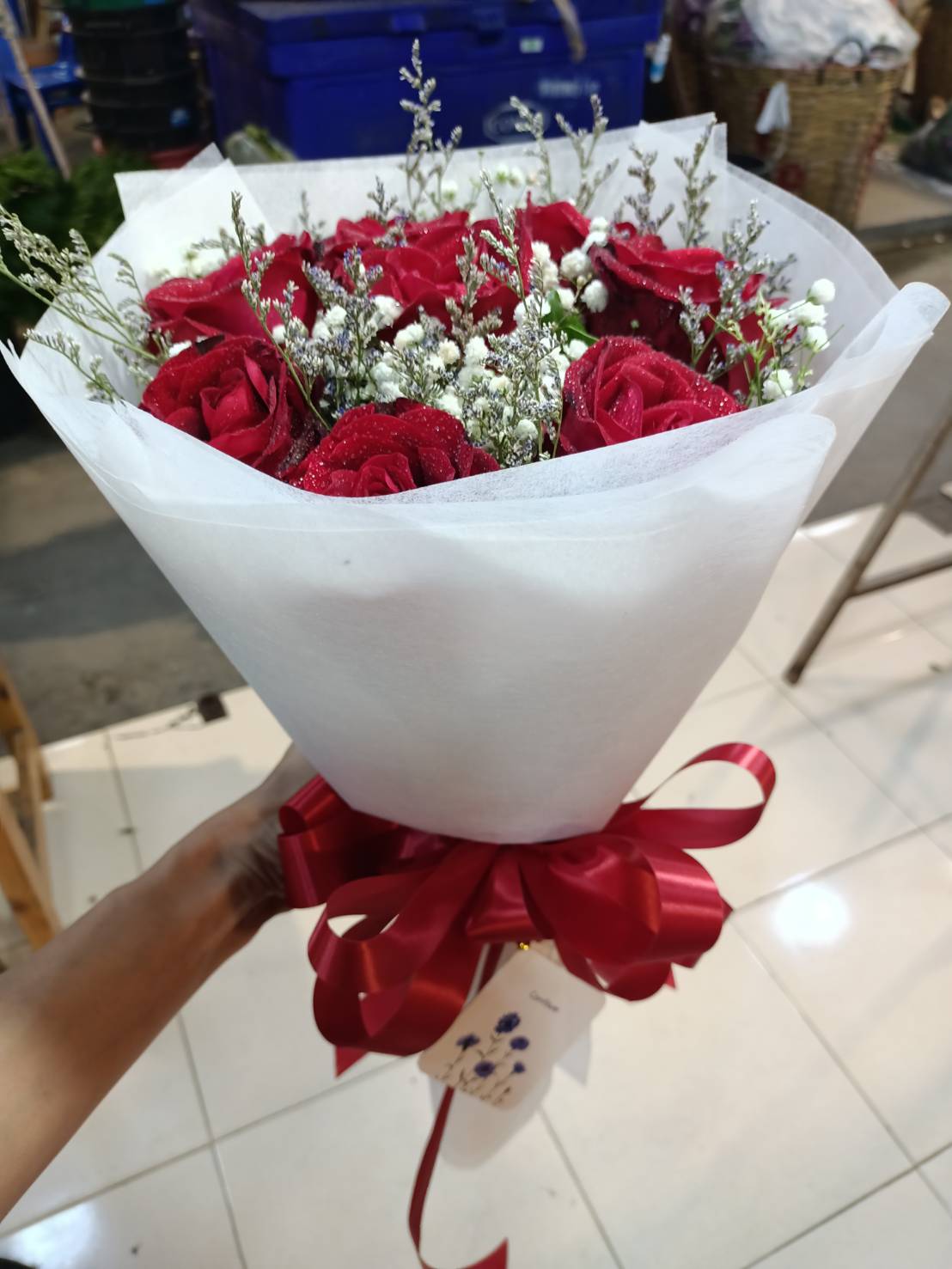 Elegant Red Rose Bouquet