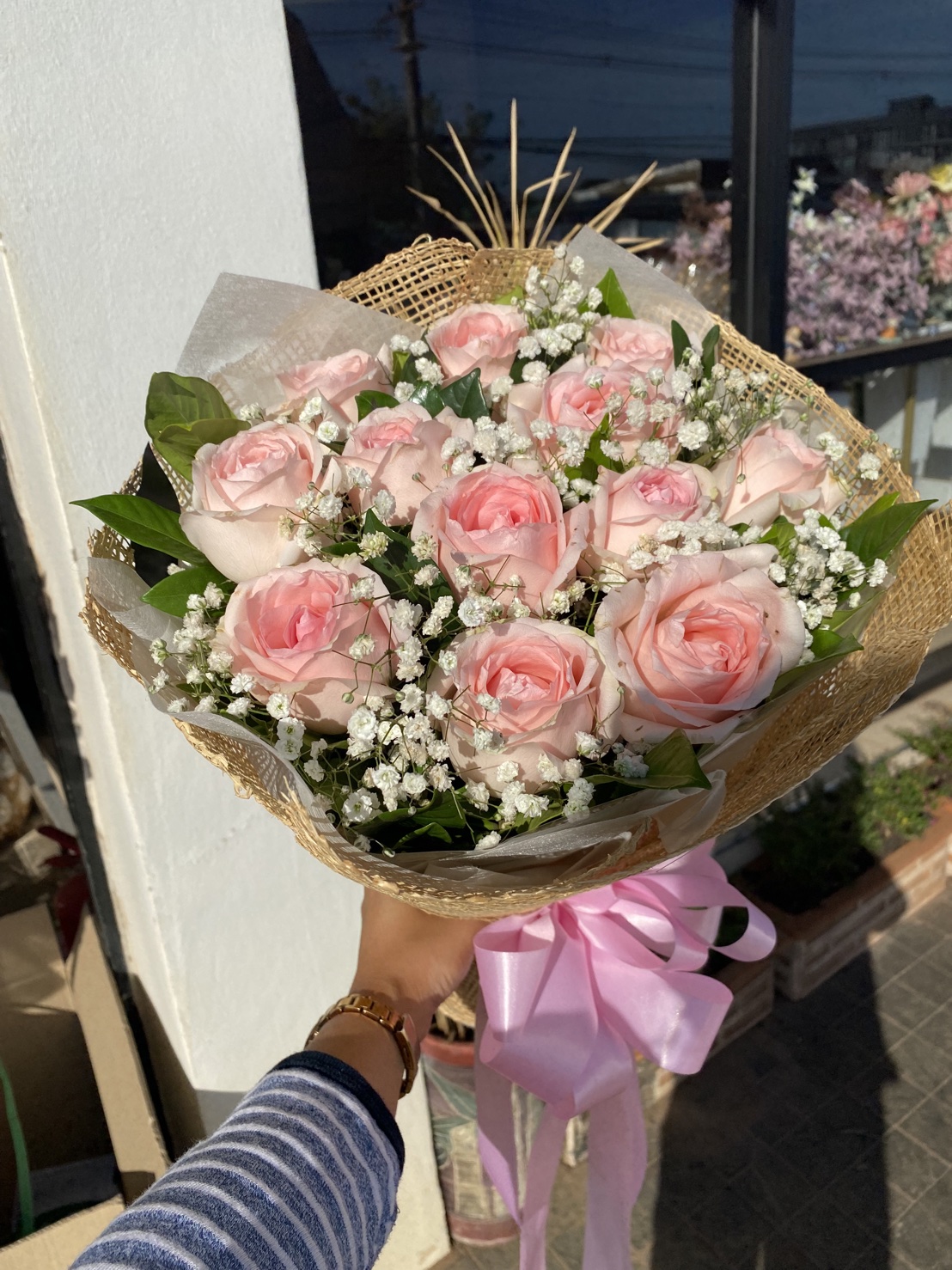 Pink Rose Bouquet
