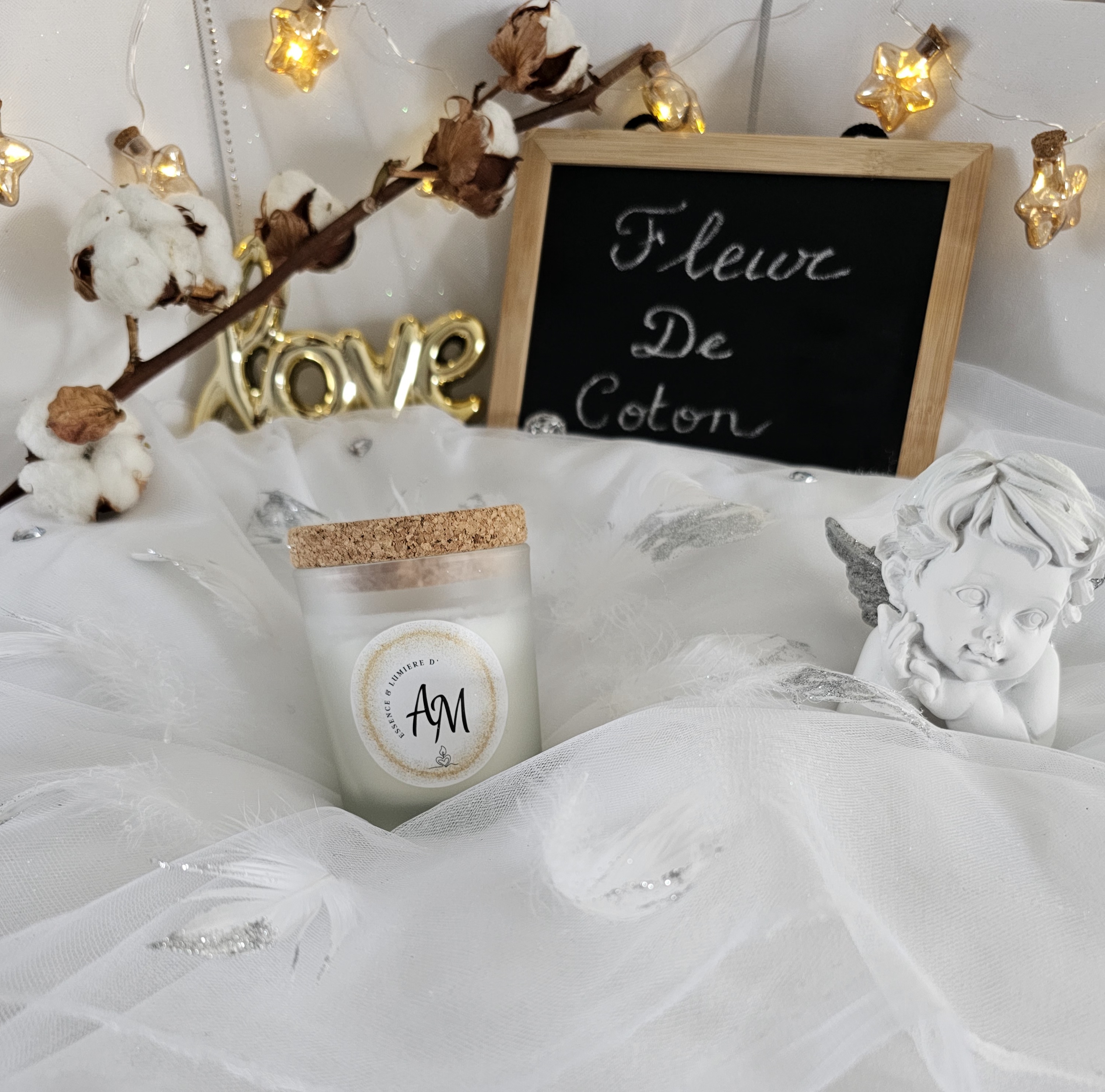 Bougie FLEUR DE COTON