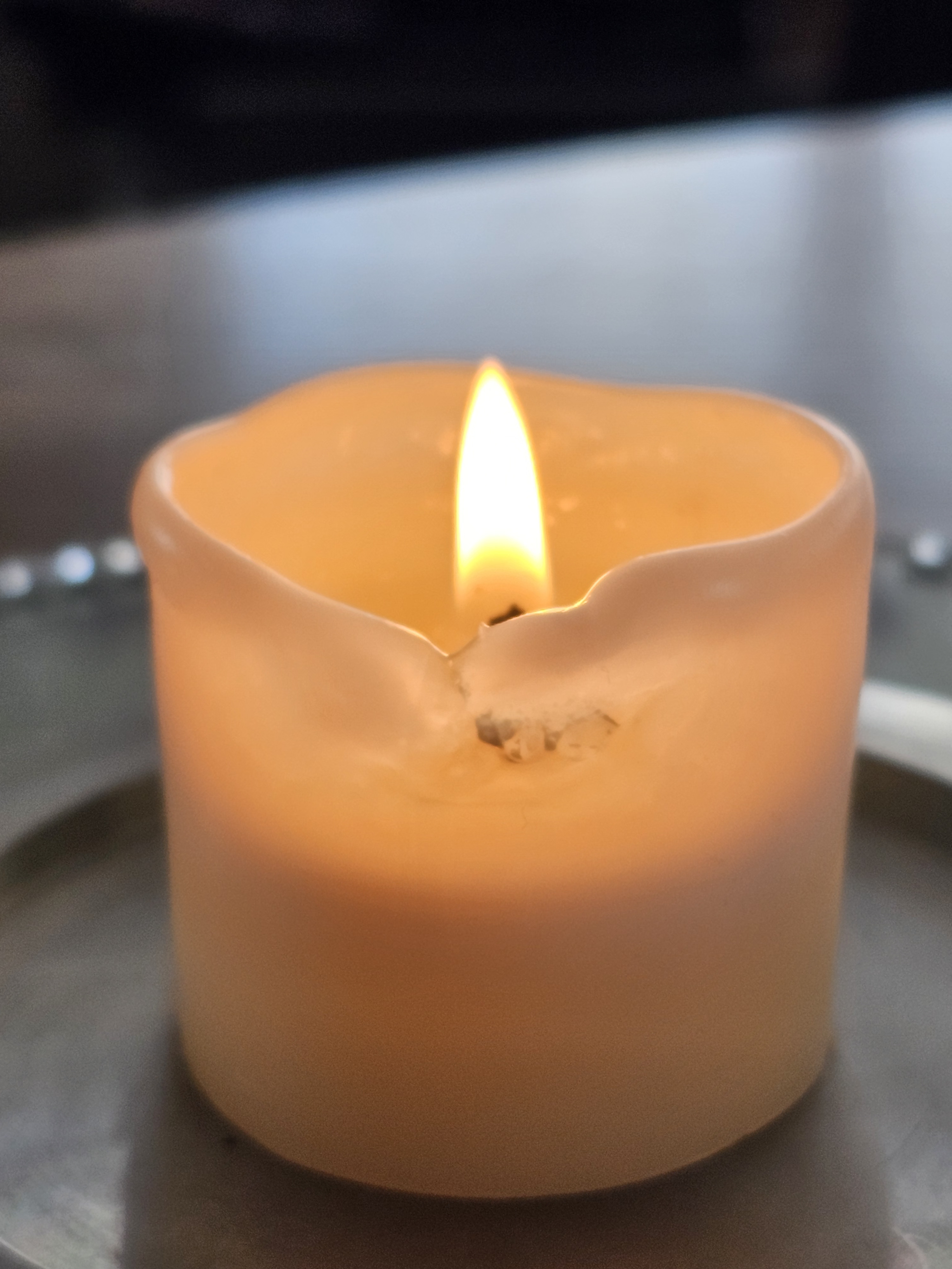 Bougie votive cire d'abeille Blanche